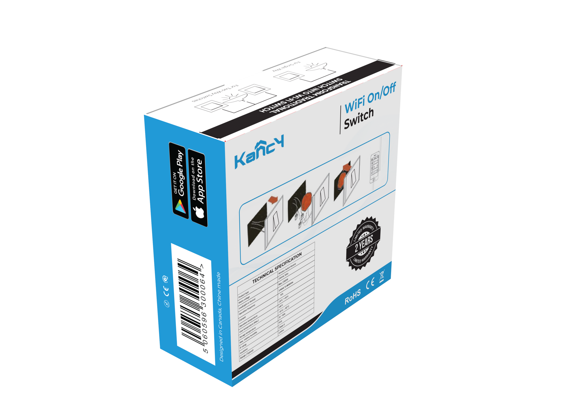 WiFi ON/OFF Switch, The World’s Smallest Universal Smart Home Switch - Kancy Smart Home